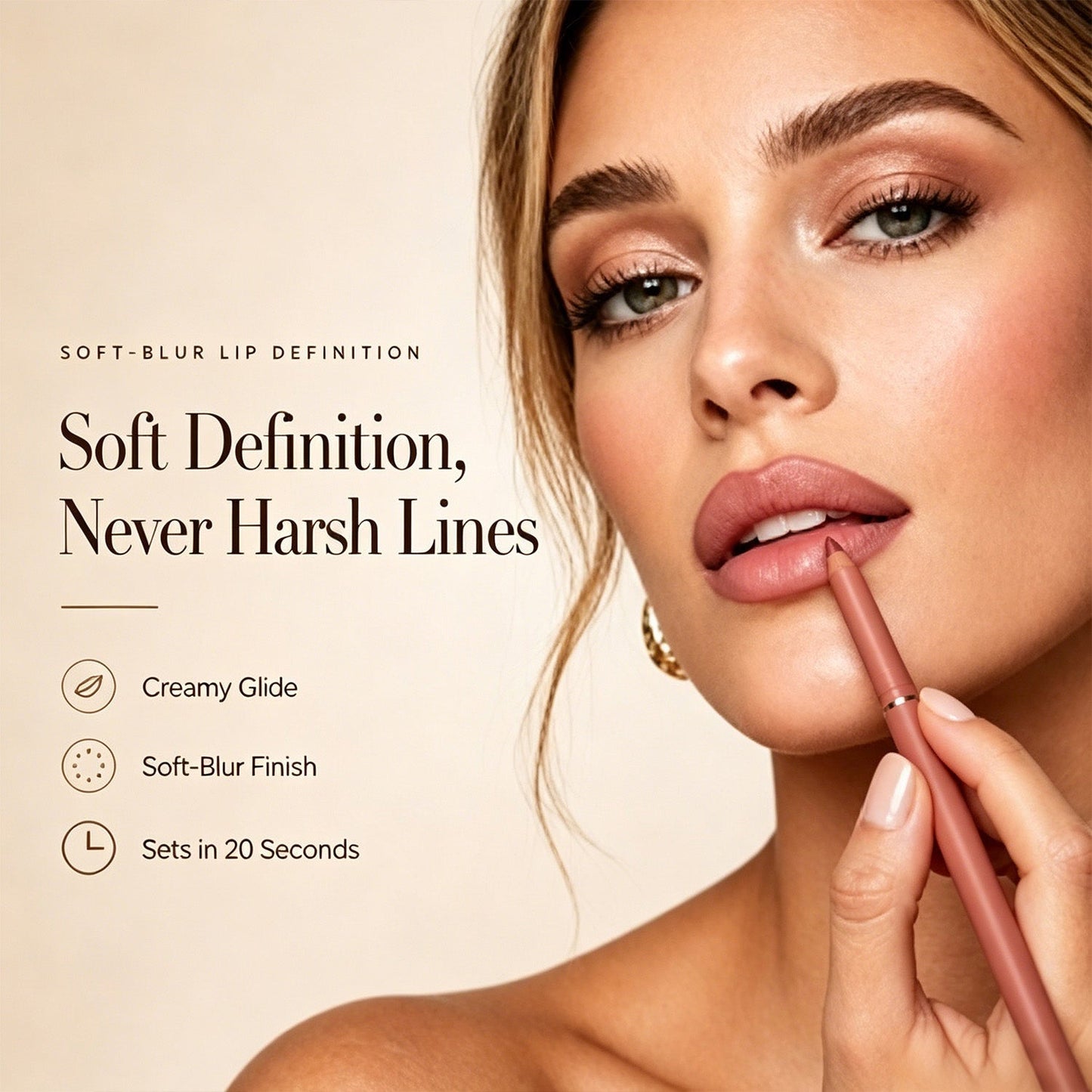 🔥Last Day Buy 1 Get 1 Free🔥Easy Glide Lip Liner — Creamy, Blendable Color with Smooth Application